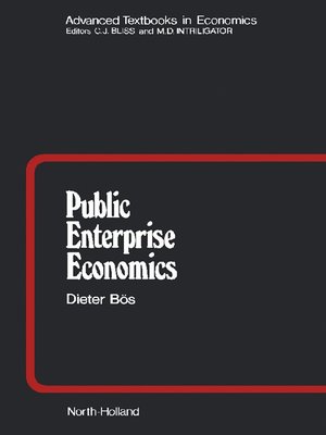 cover image of Public Enterprise Economics